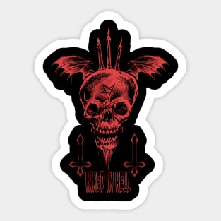 Flying Skull Sticker